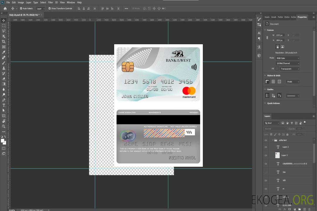 Mastercard de la Banque américaine de Cisjordanie template Mastercard de la Banque américaine de Cisjordanie template